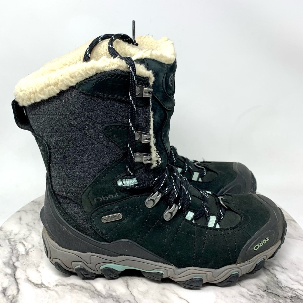 Oboz Bridger 9" Insulated Winter Waterproof Hiking Boots 6/36 Activewear Outdoor - Picture 2 of 16